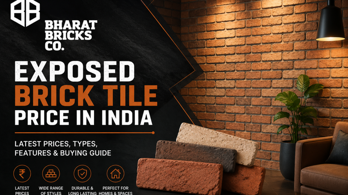 Bharat Bricks exposed brick tiles