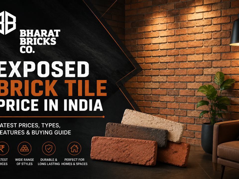 Bharat Bricks exposed brick tiles