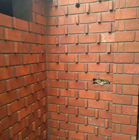 Decorative exposed brick tiles