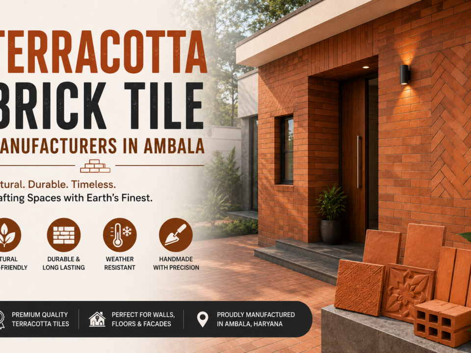 Traditional terracotta tile craftsmanship